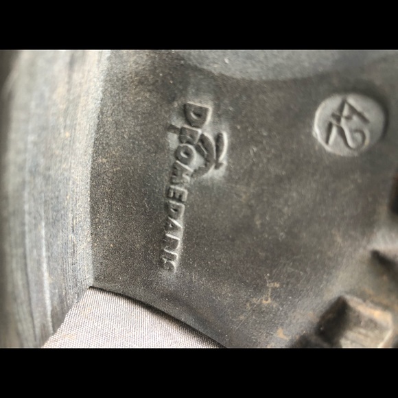 Dromedaris KARA boots black leather combat style - Picture 8 of 8